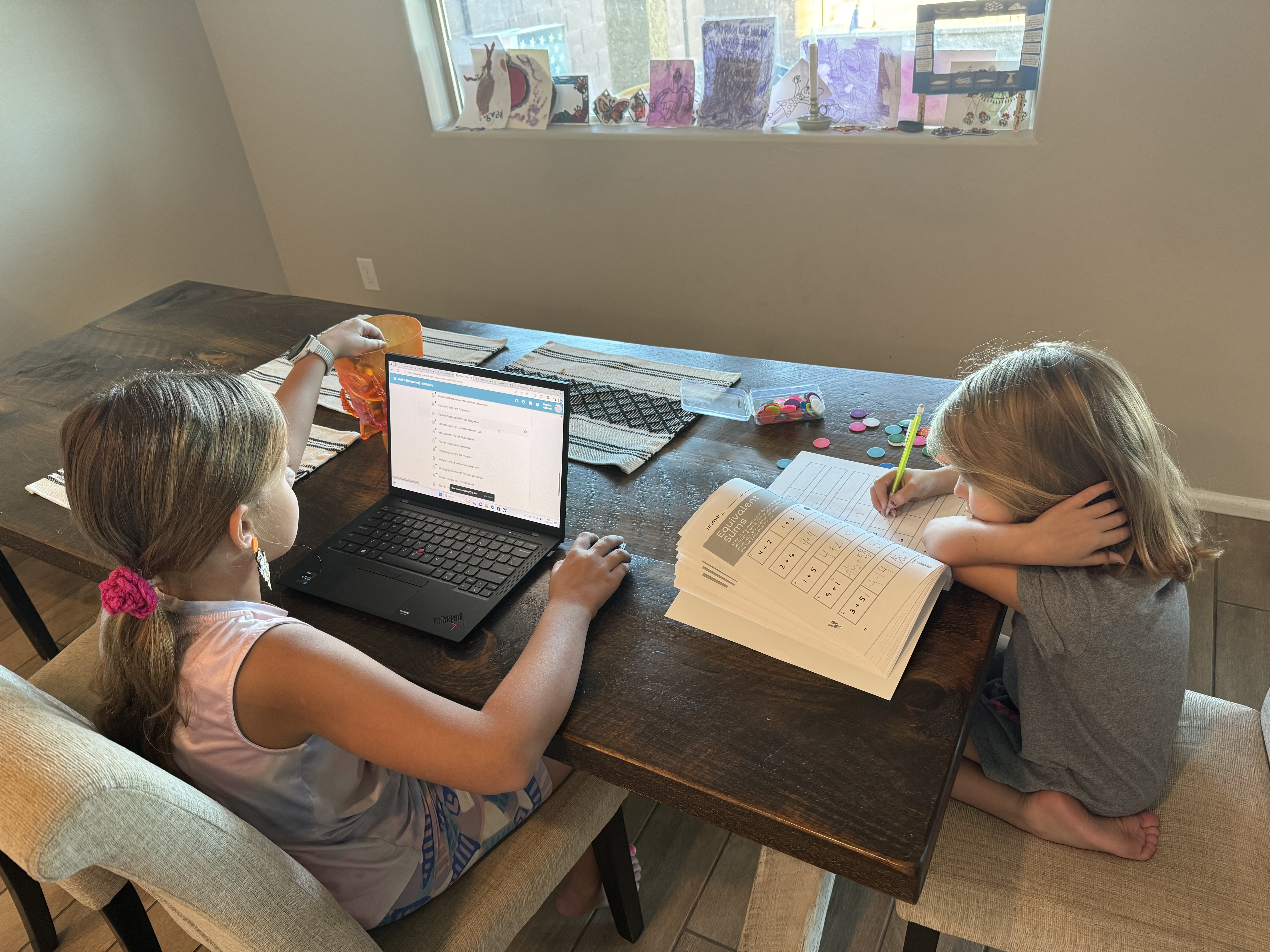 Kids Learning at home